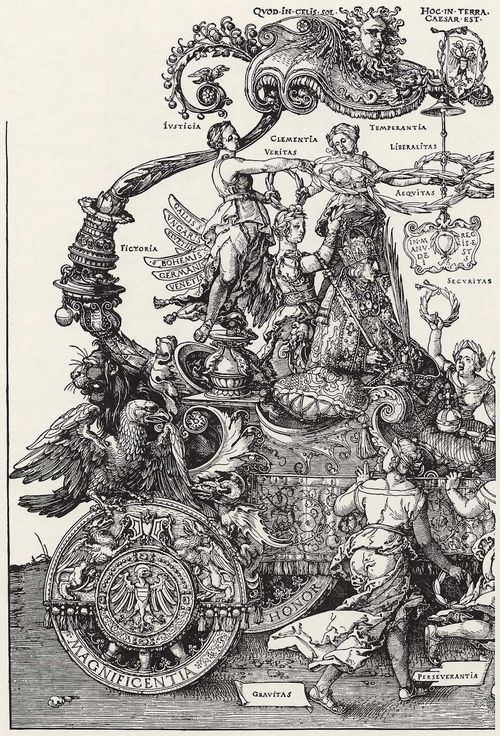 D�rer, Albrecht: »Triumphzug des Kaisers Maximilian I.«, Block 1.