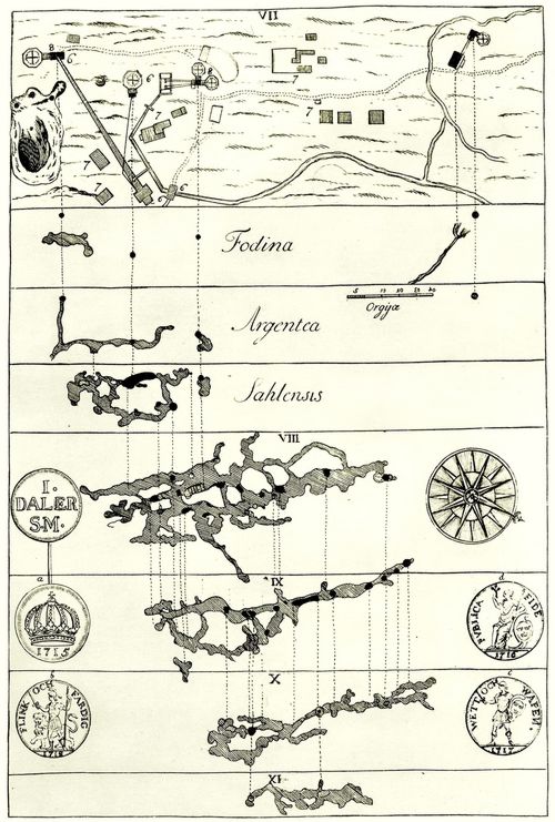 Hogarth, William: Illustration zu »Reisen durch Europa, Asien und Teile Afrikas« von Aubry de la Motraye, Silberbergwerk zu Sala  II