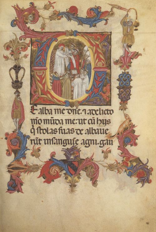 Unbekannter Buchmaler des Vatikans: Fragment aus der »Pontifikale Bonifaz' IX«