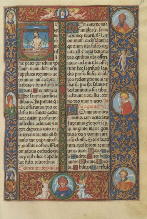 Unbekannter Buchmaler des Vatikans: Fragment aus der Missale des Girolamo Basso della Rovere