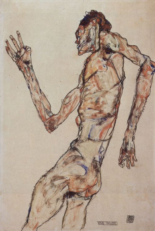 Schiele, Egon: Der T�nzer
