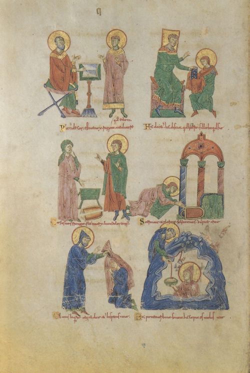 Unbekannter Buchmaler des Vatikans: Fragment aus dem »Codex Benedictus«