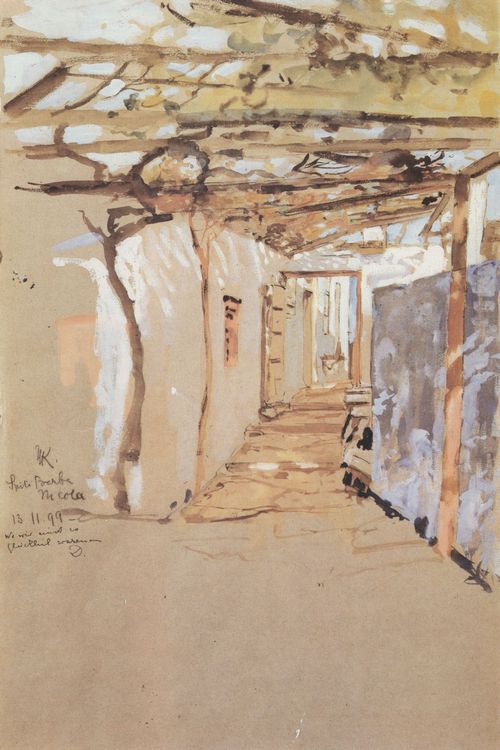 Klinger, Max: Pergola auf der Insel Syra