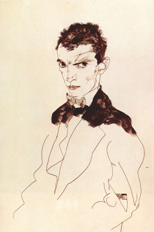Schiele, Egon: Selbstportr�t