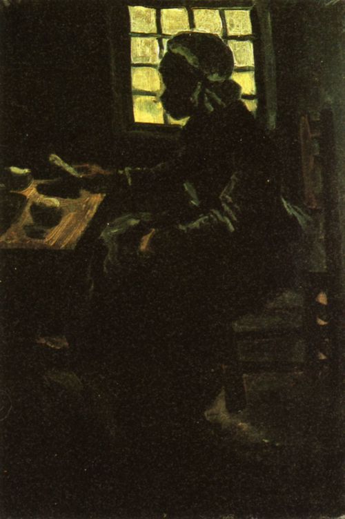 Gogh, Vincent Willem van: B�uerin bei der Mahlzeit
