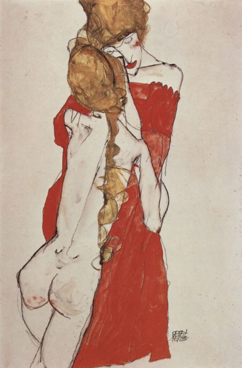 Schiele, Egon: Mutter und Tochter