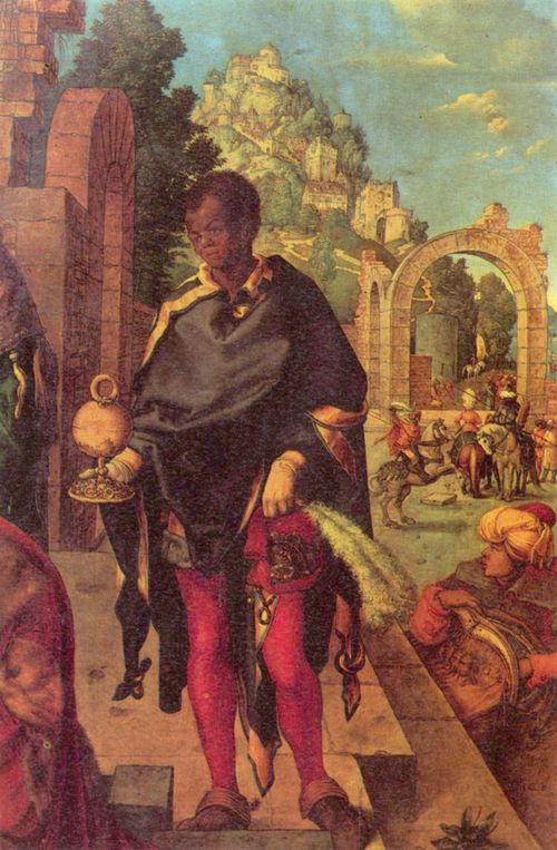 D�rer, Albrecht: Anbetung der K�nige, Detail