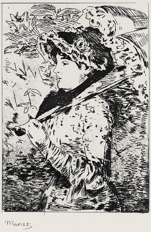 Manet, Edouard: Jeanne (Portr�t der Jeanne Demarsy)
