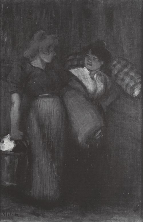 Steinlen, Theophile Alexandre: R�ckkehr vom Waschplatz