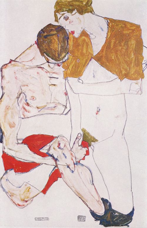 Schiele, Egon: Liebespaar