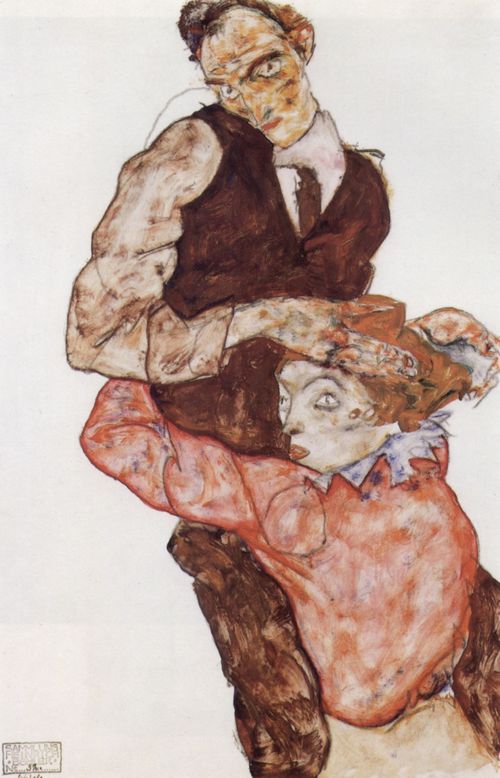 Schiele, Egon: Liebespaar
