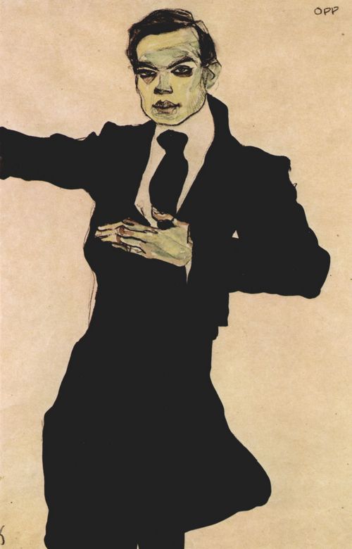 Schiele, Egon: Portr�t des Max Oppenheimer