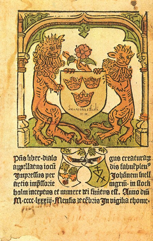Snell, Johan: Wappen einer schwedischen Familie