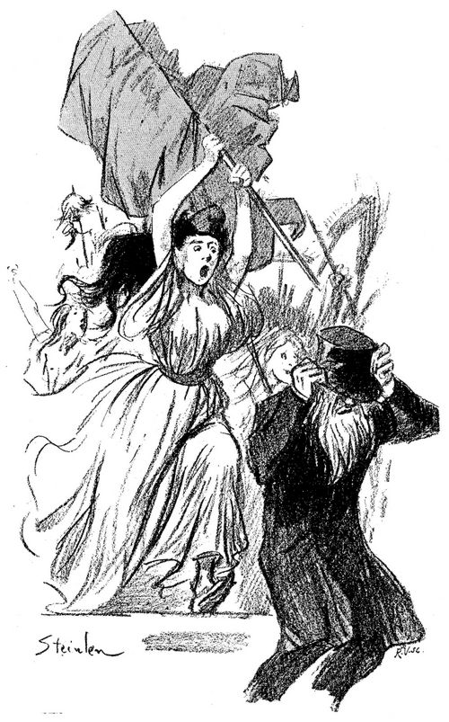 Steinlen, Theophile Alexandre: Die freie Frau