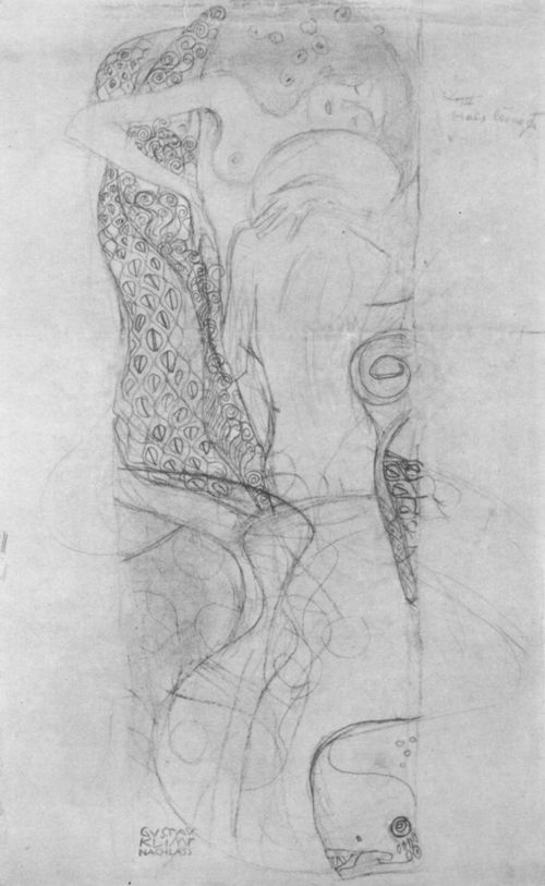 Klimt, Gustav: Zwei sich umarmende M�dchen