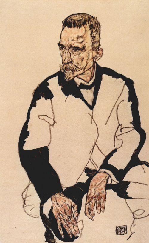 Schiele, Egon: Portr�t des Heinrich Benesch