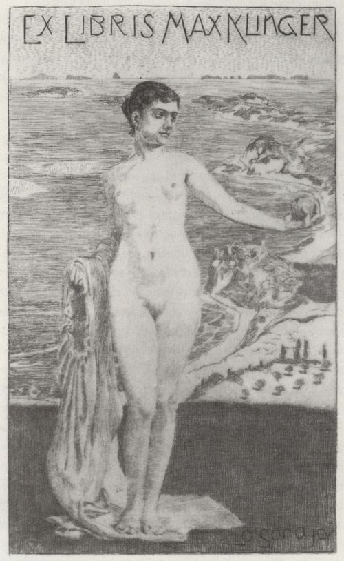 Klinger, Max: Exlibris Max Klinger