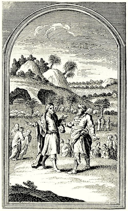 Hogarth, William: Abraham kauft ein Feld von dem Hethiter Ephron