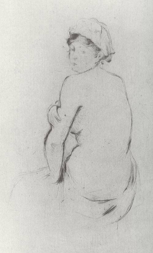 Morisot, Berthe: Akt in R�ckenansicht