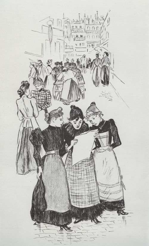 Steinlen, Theophile Alexandre: Der Liebesbrief