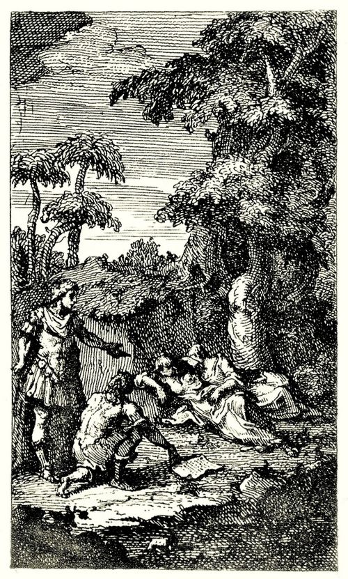 Hogarth, William: Titelillustration zu Sir Charles Cotterells �bersetzung der »Cassandra« von La Calpren�de, Frontispiz zu Band II