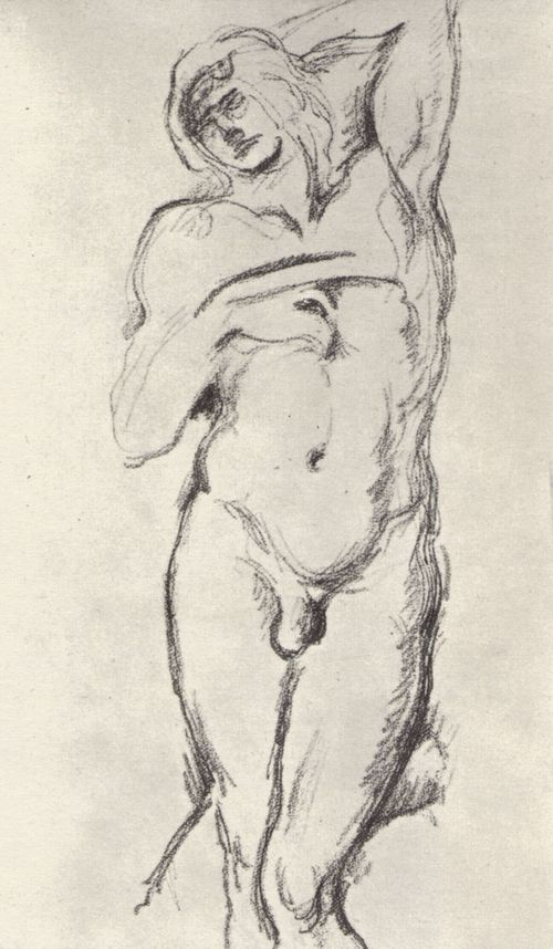 C�zanne, Paul: Studie nach Michelangelos »Sklaven« im Louvre