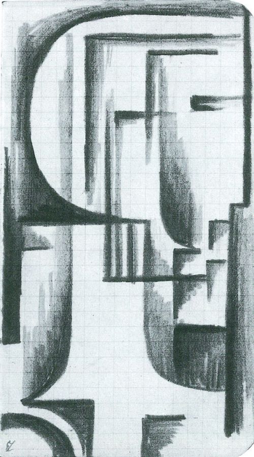 Macke, August: Abstrakte Komposition