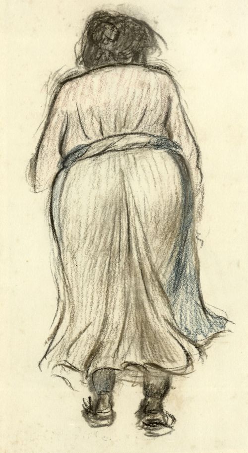 Zille, Heinrich: Frau von hinten