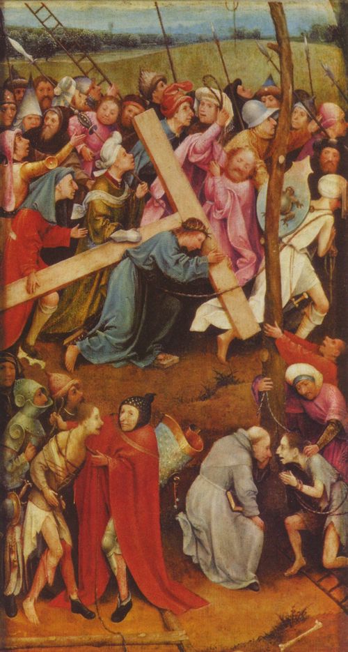 Bosch, Hieronymus: Die Kreuzigungtragung (Christus am Kalvarienberg)