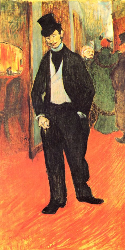 Toulouse-Lautrec, Henri de: Dr. Tapi� de C�leyran im Theaterfoyer