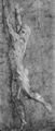 Raffael: Borgobrand, Studie, Nackter J�ngling, an Wand h�ngend
