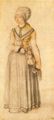 D�rer, Albrecht: N�rnbergerin im Hauskleid