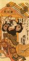 Okumura Toshinobu: Der Schauspieler Segawa Kikunojo I. in einer Tanzszene