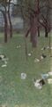 Klimt, Gustav: Nach dem Regen (Garten mit H�hnern in St. Agatha)