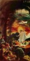 Altdorfer, Albrecht: Sebastiansaltar des AugustinerChorherrenstifts St. Florian bei Linz, Predella, Au�enseite des rechten Predellenfl�gels, Szene: Auferstehung Christi