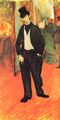 Toulouse-Lautrec, Henri de: Dr. Tapi� de C�leyran im Theaterfoyer