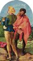 D�rer, Albrecht: Dreik�nigsaltar, Au�enseite des rechten Fl�gels, Szene: Trommler und Pfeifer