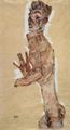 Schiele, Egon: Akt, Selbstportr�t