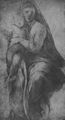 Raffael: Sixtinische Madonna, Studie