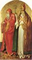 D�rer, Albrecht: Jabacher Altar, rechter Fl�gel innen, Szene: die Heiligen Simeon und Lazarus