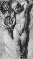 Raffael: Stanza d'Eliodoro, Studie, Putto mit Medici-Imprese