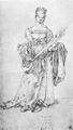 D�rer, Albrecht: Gekr�nte Hl. M�rtyrerin