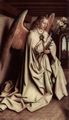 Eyck, Jan van: Genter Altar, Altar des Mystischen Lammes, linker Au�enfl�gel, mittlere �u�ere Szene: Verk�ndigungsengel