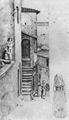 Olivier, Friedrich: Gasse in Olevano