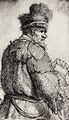 Rembrandt Harmensz. van Rijn: Greis, R�ckenfigur