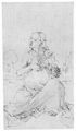 D�rer, Albrecht: Zeichnung nach den »Tarocchi«: Die Muse Thalia