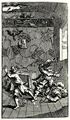 Hogarth, William: Kleine Illustration zu Samuel Butlers »Hudibras«, Hudibras k�mpft mit Sidrophel und Whachum