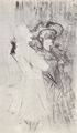 Toulouse-Lautrec, Henri de: Marcelle Lender und Auguez in »La Chanson de Fortunio«