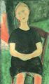 Modigliani, Amedeo: Sitzendes M�dchen