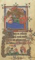 Unbekannter Buchmaler des Vatikans: Fragment aus einem Stundenbuch